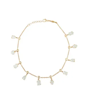 Jacquie Aiche 14K イエローゴールド アクアマリン シェイカー アンクレット - サムネイル2