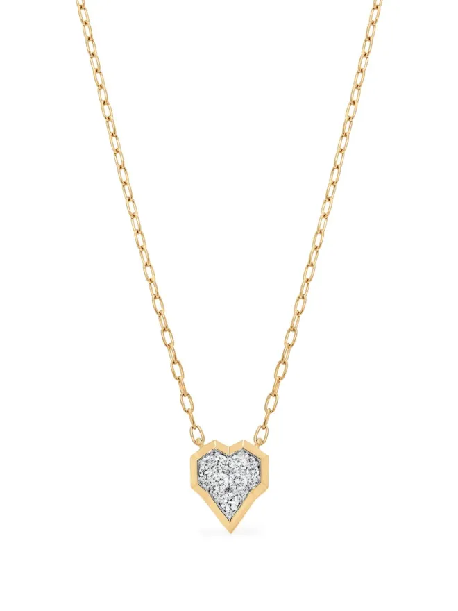 Sara Weinstock Sara Weinstock ハニカムハート ダイヤモンド ネックレスの商品画像