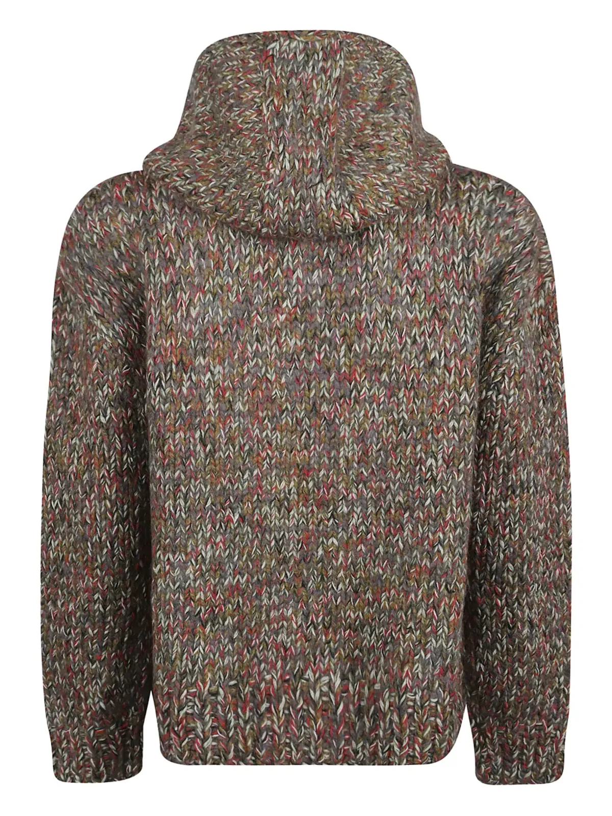 Namacheko Maurius zip hooded hoodie - Brown - 画像2