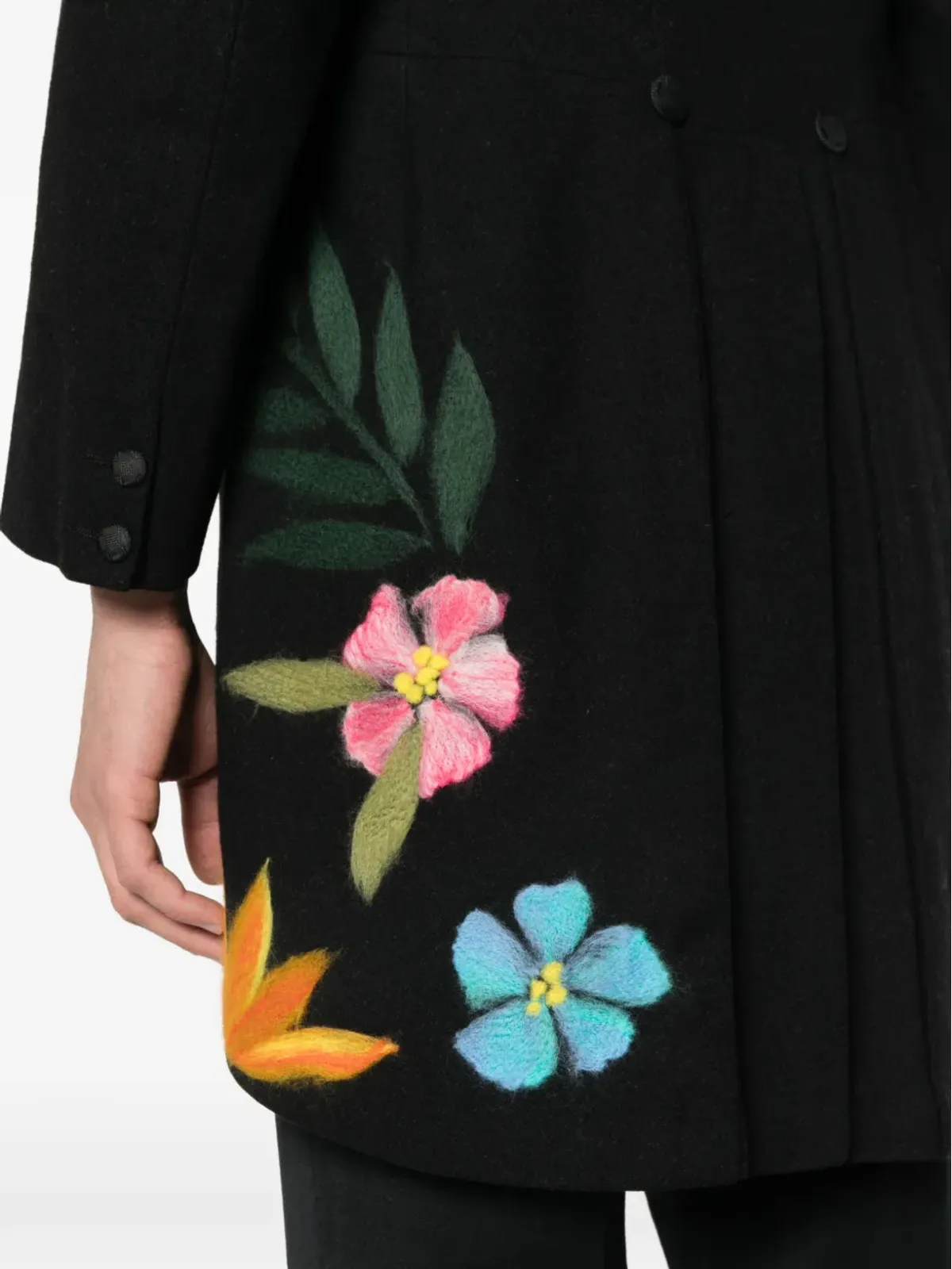 A.N.G.E.L.O. Vintage Upcycling テールコート 花柄コート - 画像5