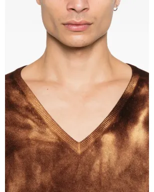 A.N.G.E.L.O. Vintage Upcycling タイダイVネックトップ - サムネイル5