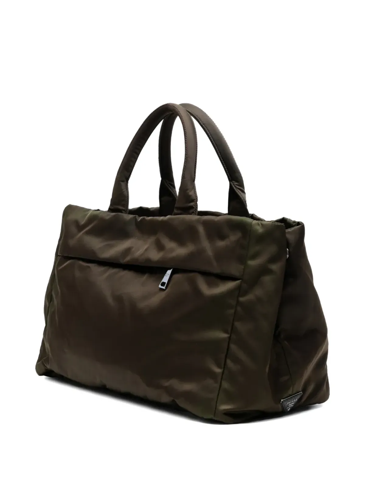 Prada ビンテージ 2000-2025 Tessuto リバーシブル トートバッグ - ブラウン - 画像2
