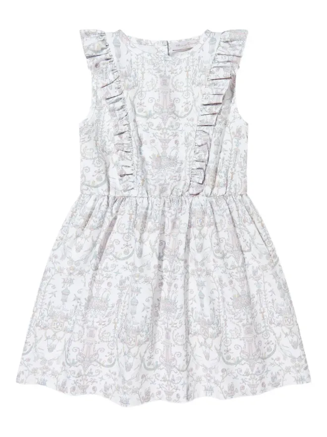 Atelier Choux Atelier Choux 幾何学模様のフリル付きドレスの商品画像