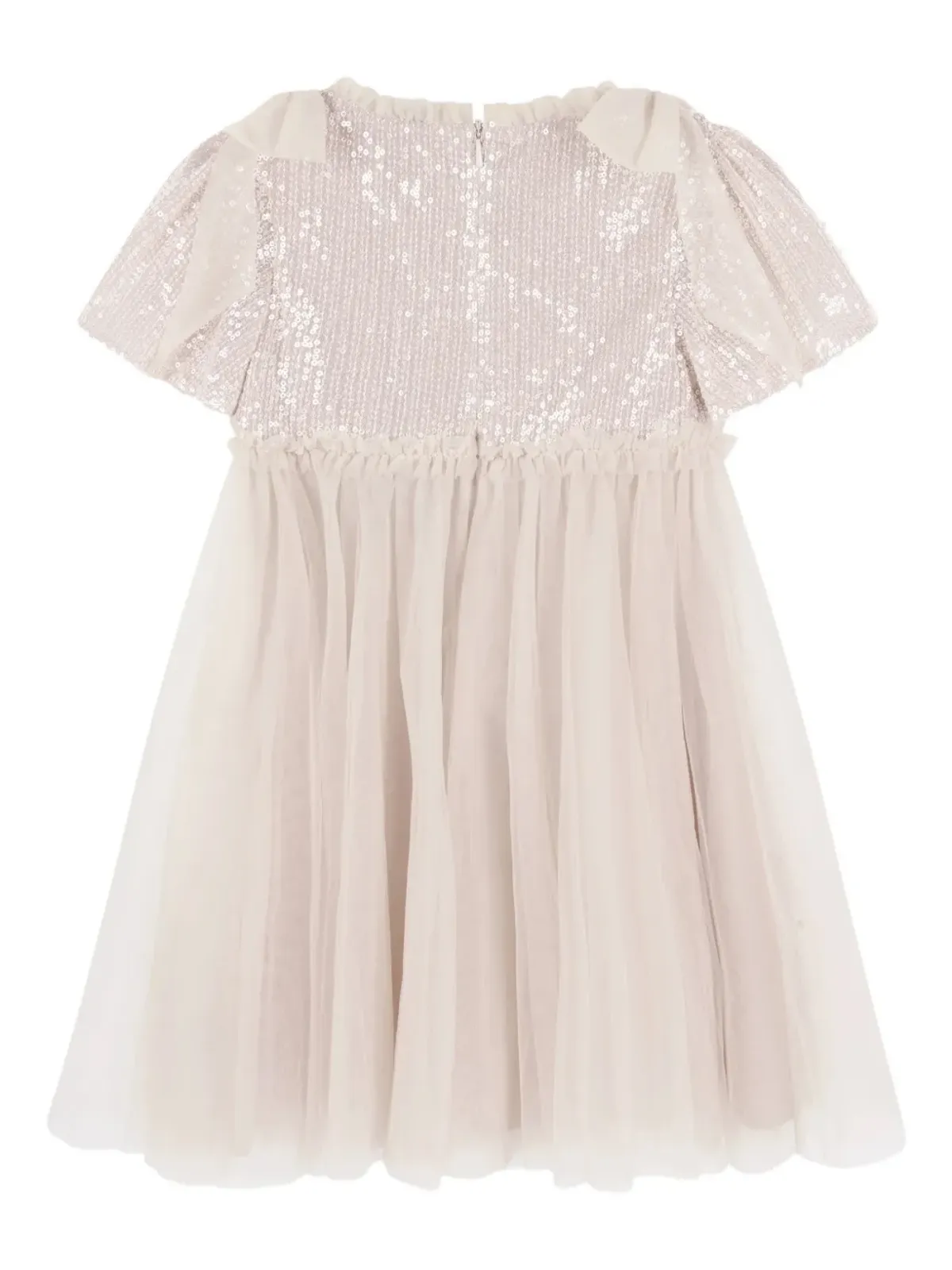 NEEDLE & THREAD KIDS Paloma sequin ruffled dress - 画像2
