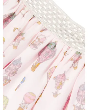 Atelier Choux バレリーナ風 バルーンプリント スカート - サムネイル3