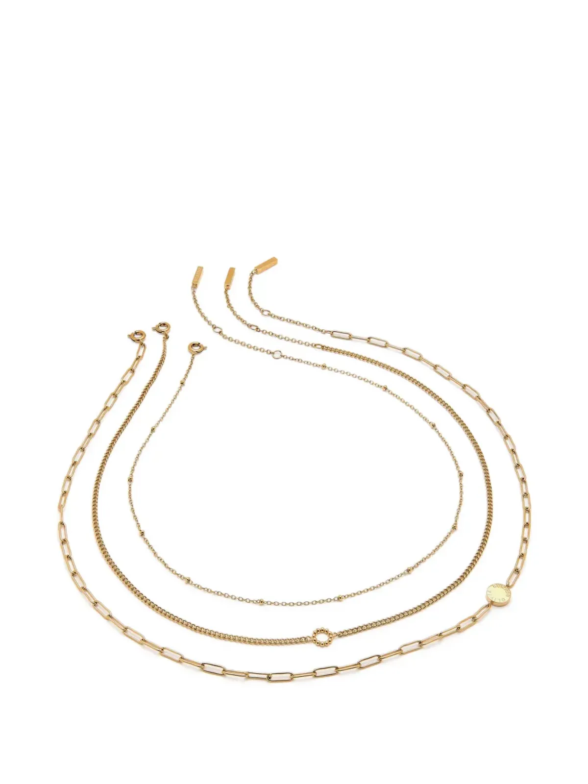 olivia burton イリュージョンスタッキング ネックレス セット - ゴールド - 画像1