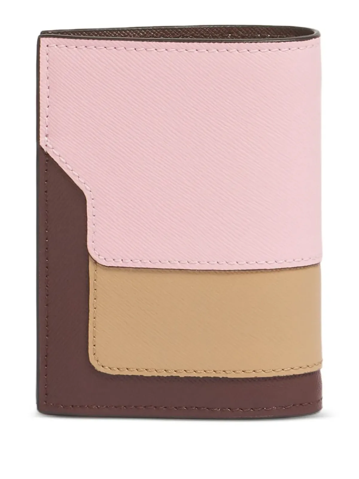 Marni サフィアノ二つ折り財布 - ピンク - 画像2