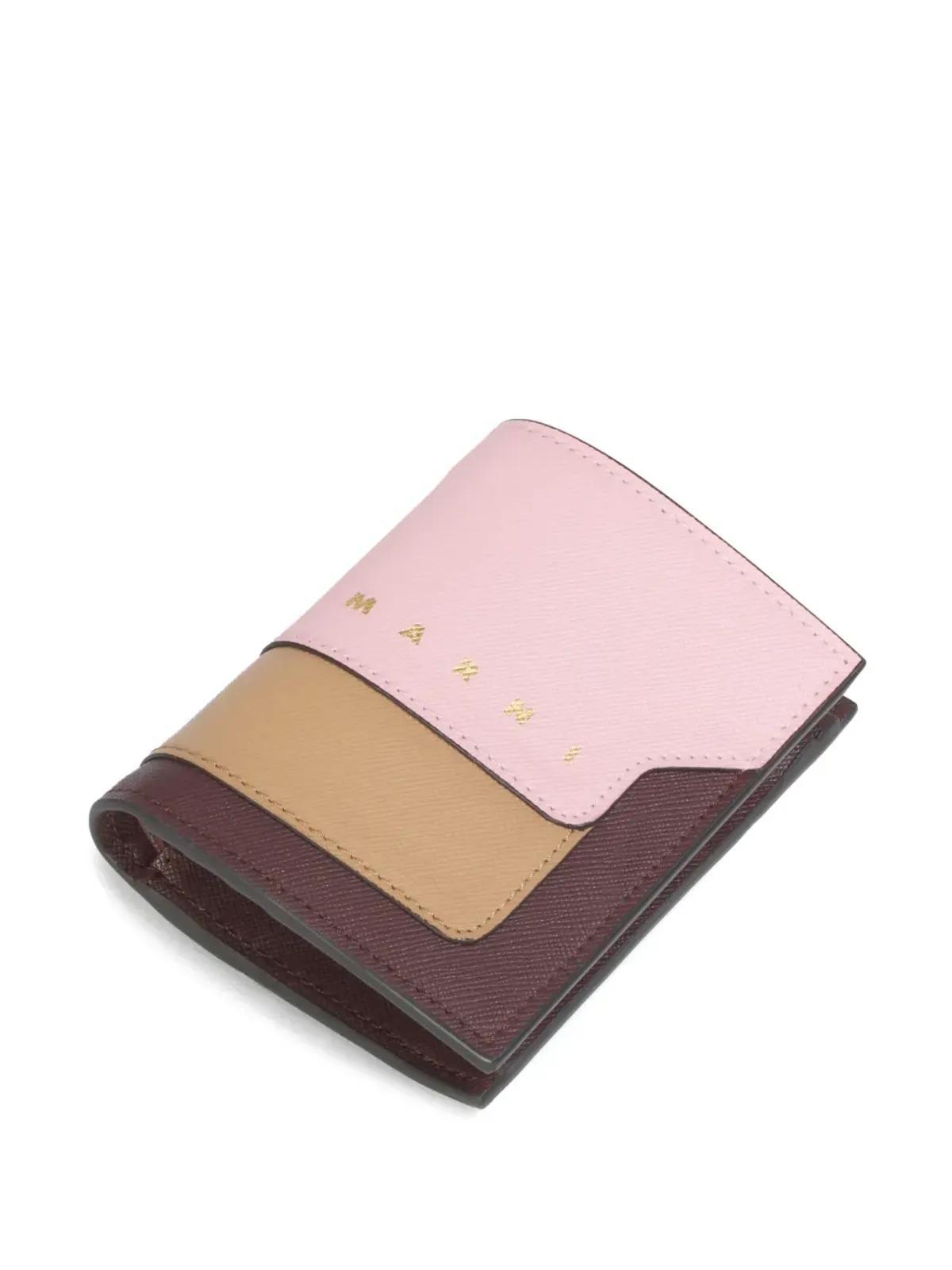 Marni サフィアノ二つ折り財布 - ピンク - 画像3
