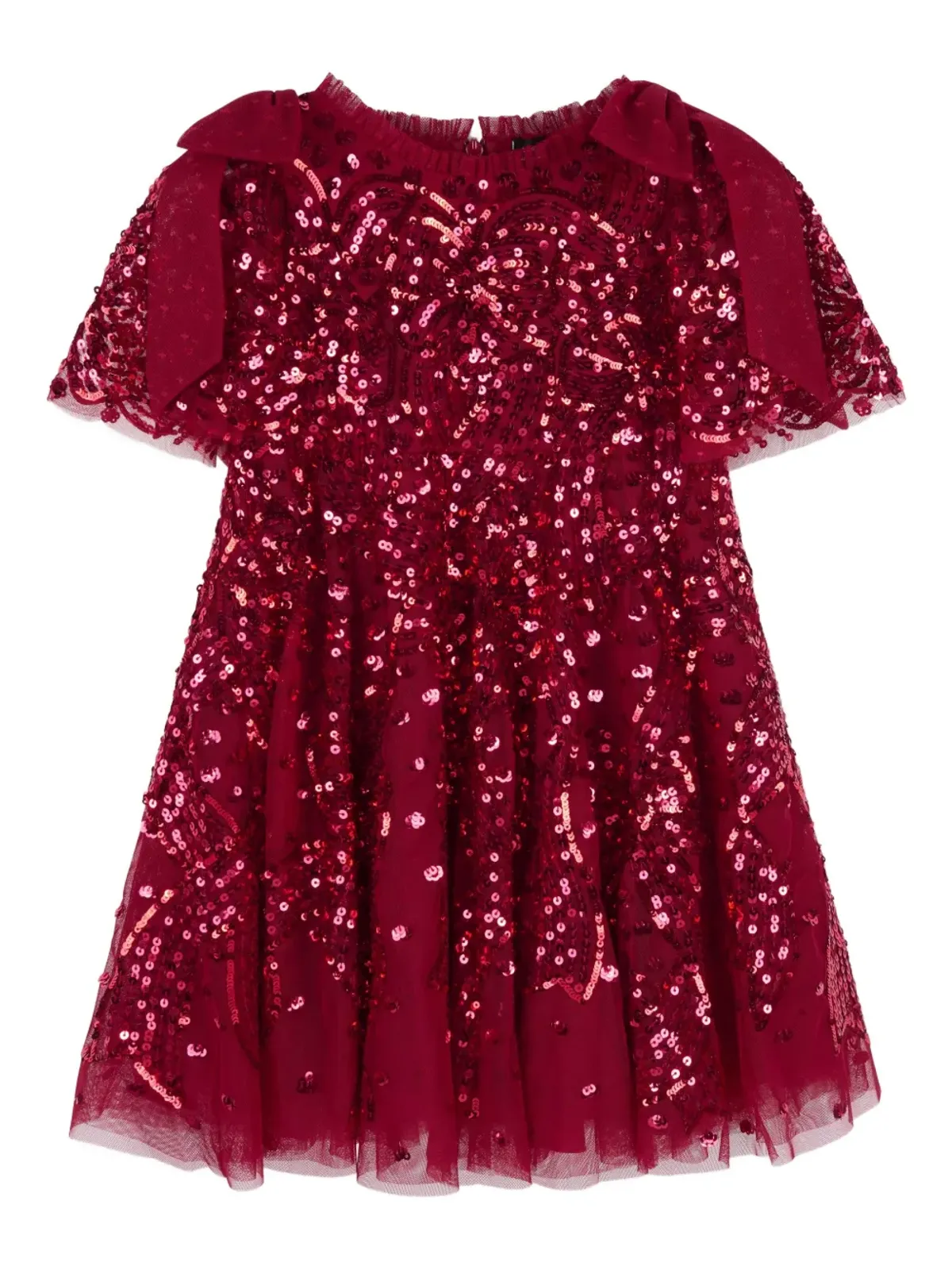 NEEDLE & THREAD KIDS スパンコールリボンドレス - 画像1