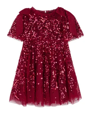 NEEDLE & THREAD KIDS スパンコールリボンドレス - サムネイル1