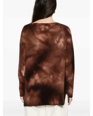 A.N.G.E.L.O. Vintage Upcycling tie-dye sweater - Brown - サムネイル4