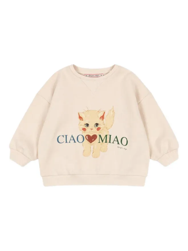 Konges Sløjd Konges Sløjd グラフィック クルーネック トップの商品画像