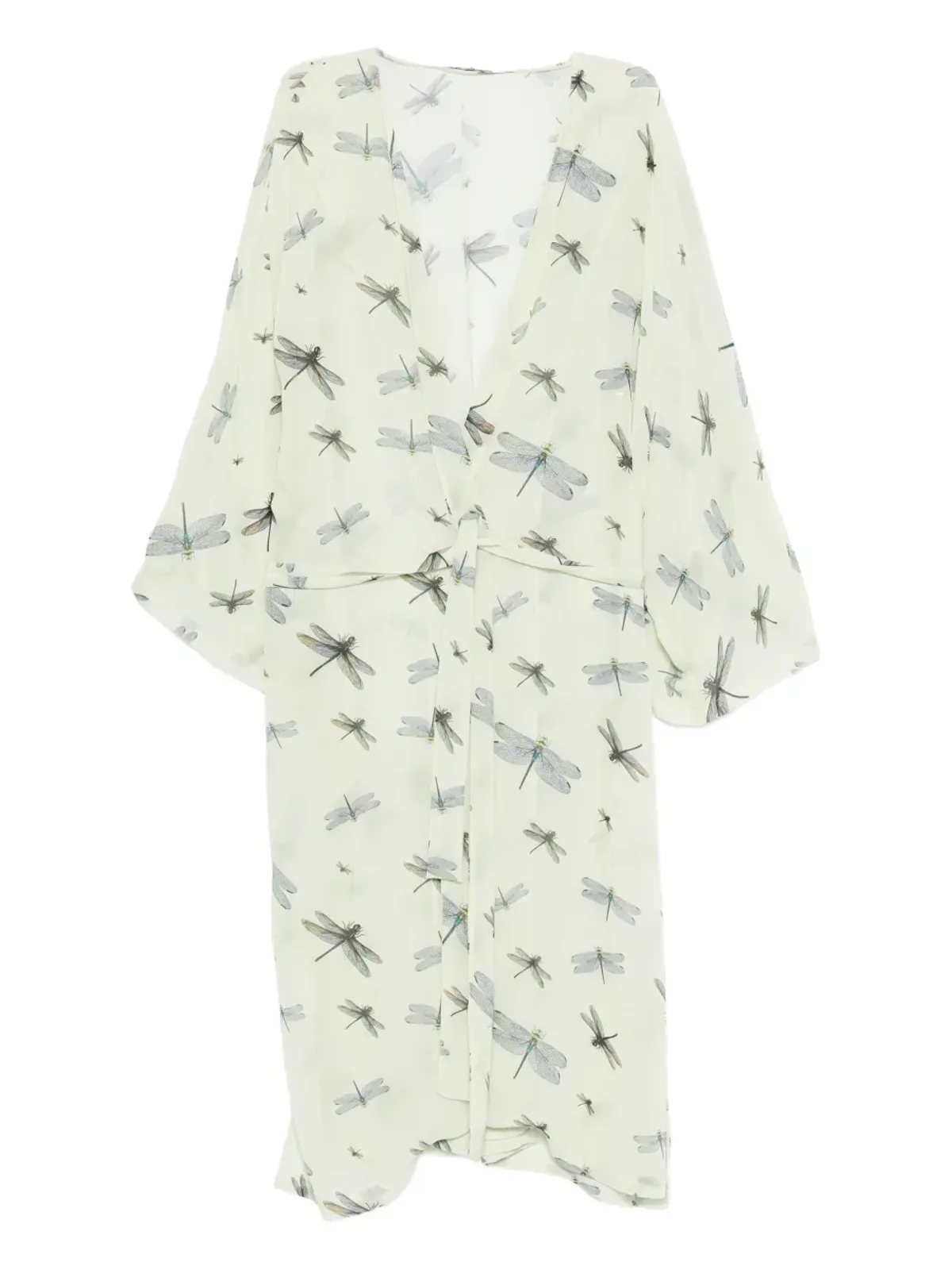 Parlor dragonfly-print jacket - Green - 画像1