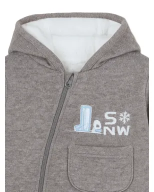 mininio hooded pyjama - Grey - サムネイル4