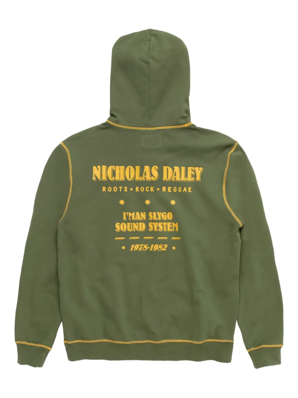 Nicholas Daley drawstring hoodie - Green - 画像2