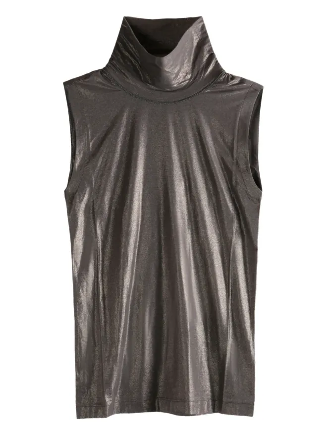Brunello Cucinelli Brunello Cucinelli タートルネックトップ - ブラウンの商品画像