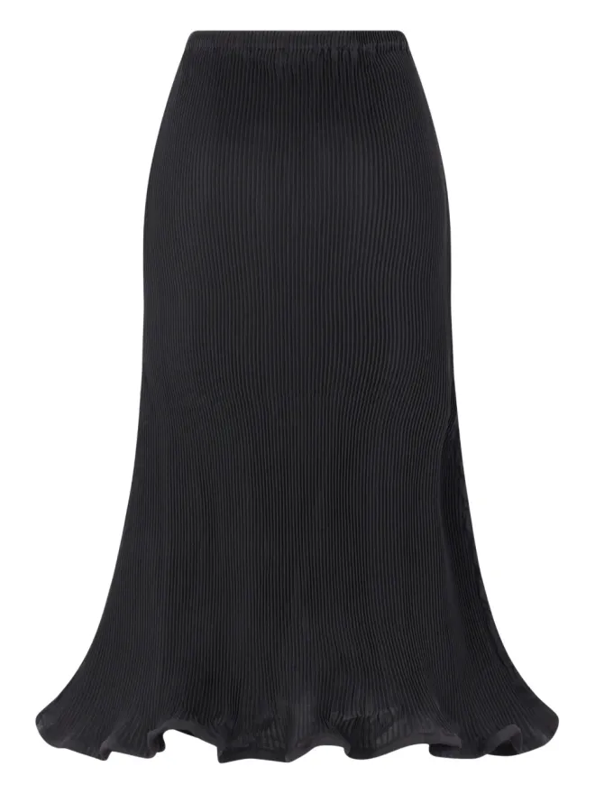 Melitta Baumeister Melitta Baumeister ジグザグヘム プリーツスカートの商品画像