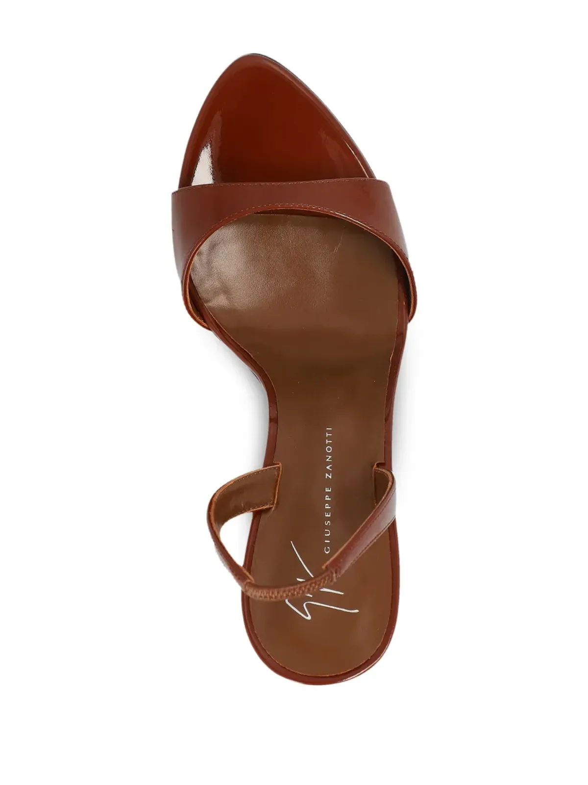 Giuseppe Zanotti リリベス90 スリングバックパンプス - ブラウン - 画像4