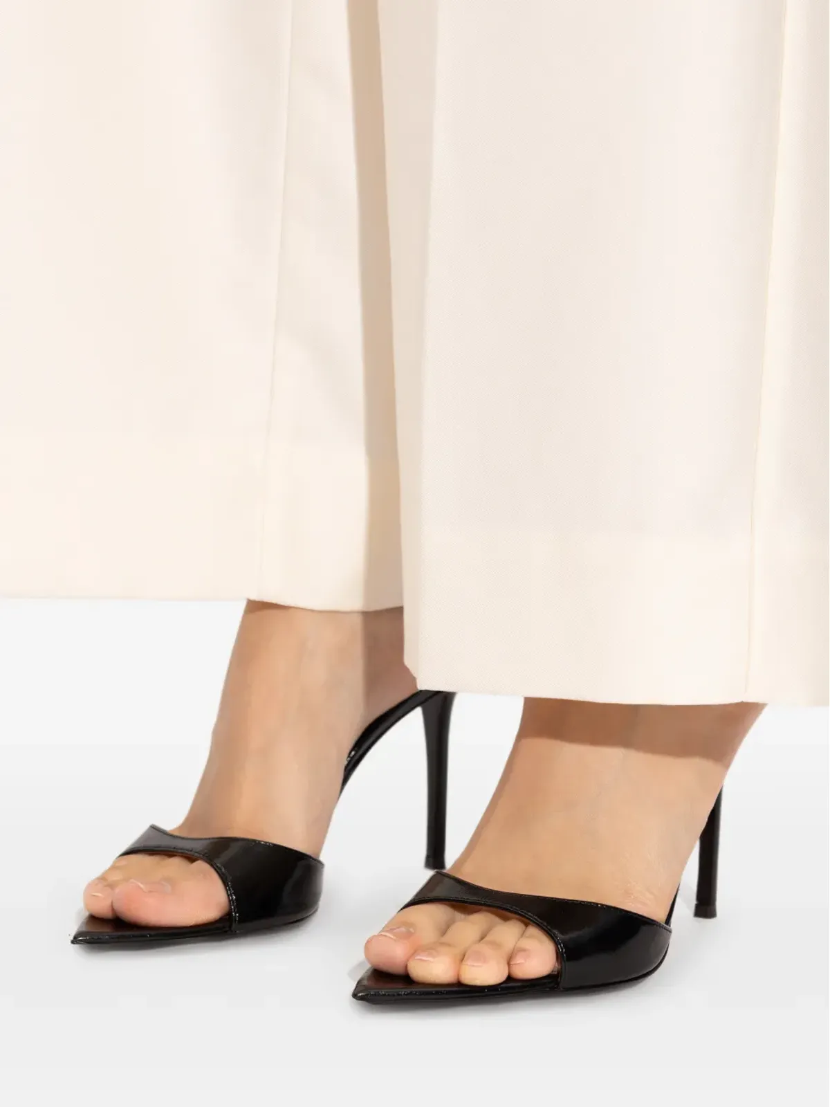 Giuseppe Zanotti 90mmイントリゴ ポインテッドトゥサンダル - 画像5