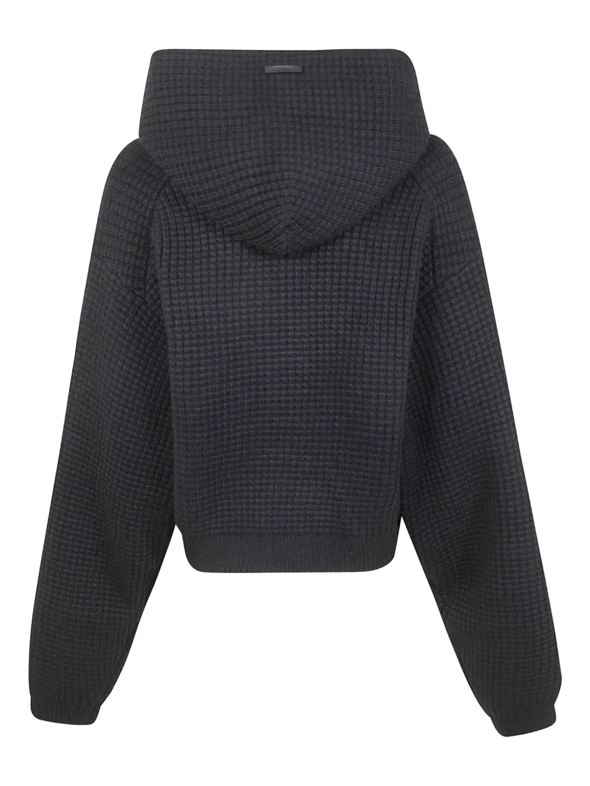 FEAR OF GOD ESSENTIALS ワッフルフーディー - ブラック - 画像2