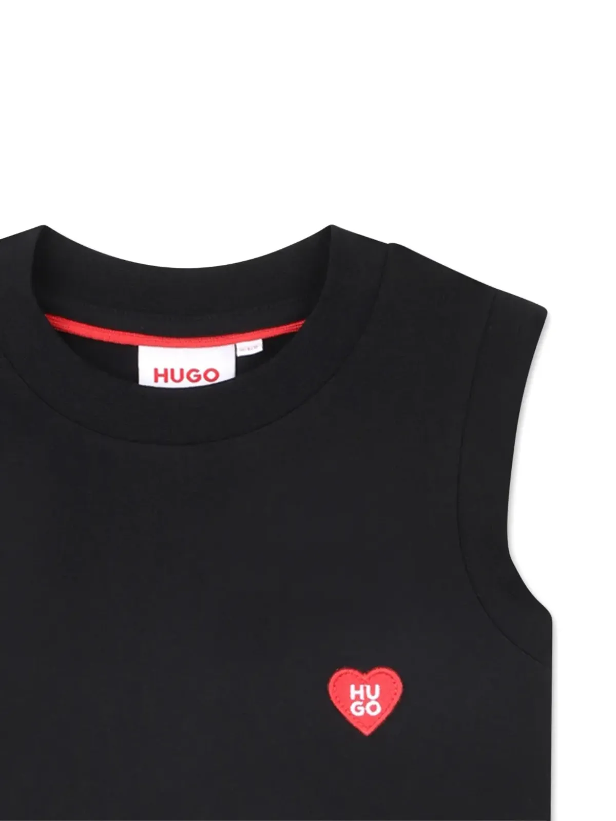 HUGO KIDS heart-detail sleeveless dress - Black - 画像3