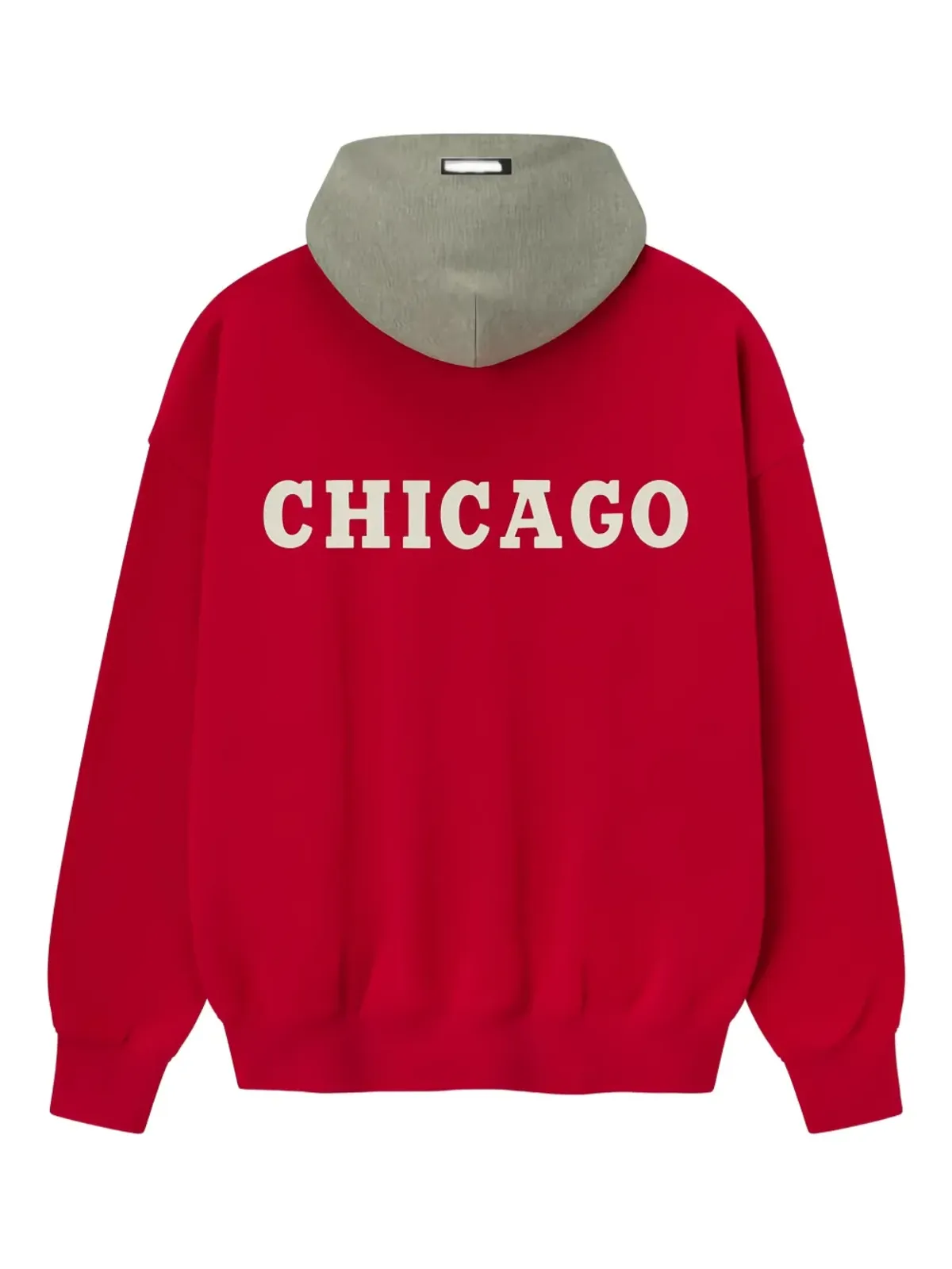FEAR OF GOD ESSENTIALS グラフィック フード付きスウェットシャツ - レッド - 画像2
