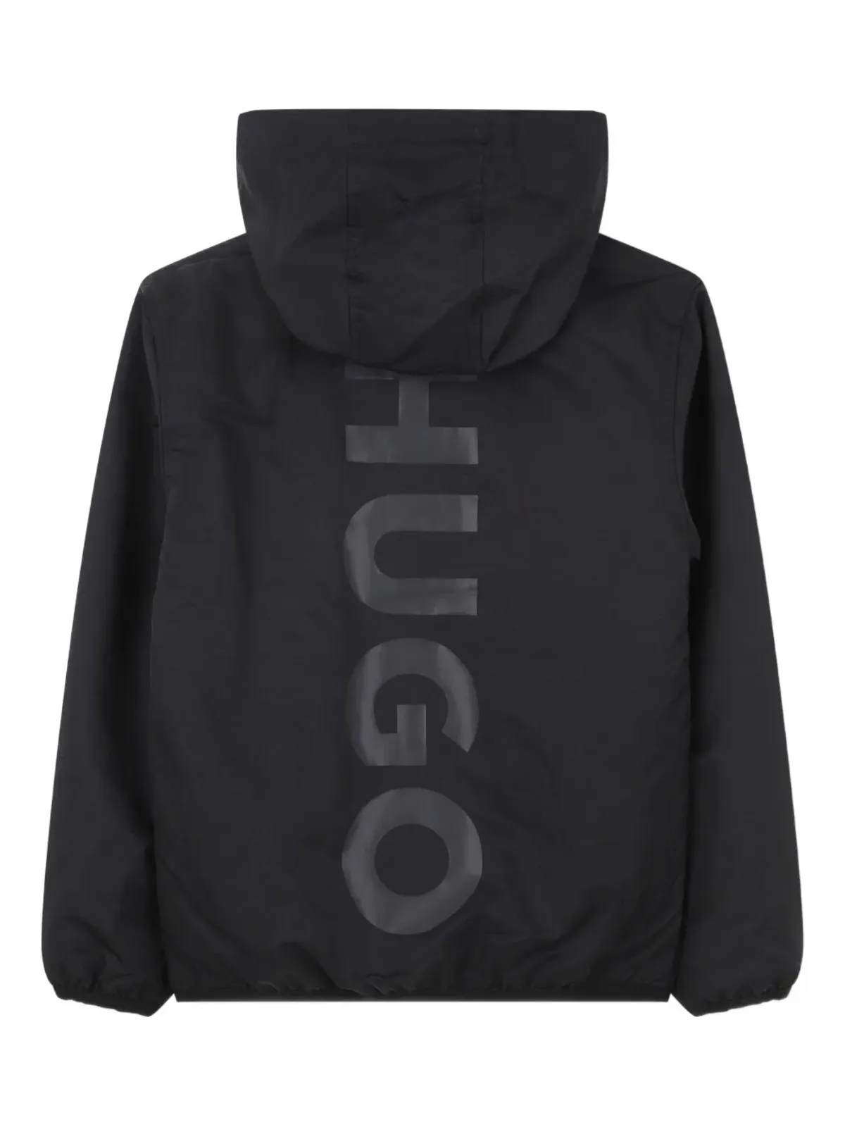 HUGO KIDS hooded zip-up coat - Black - 画像2