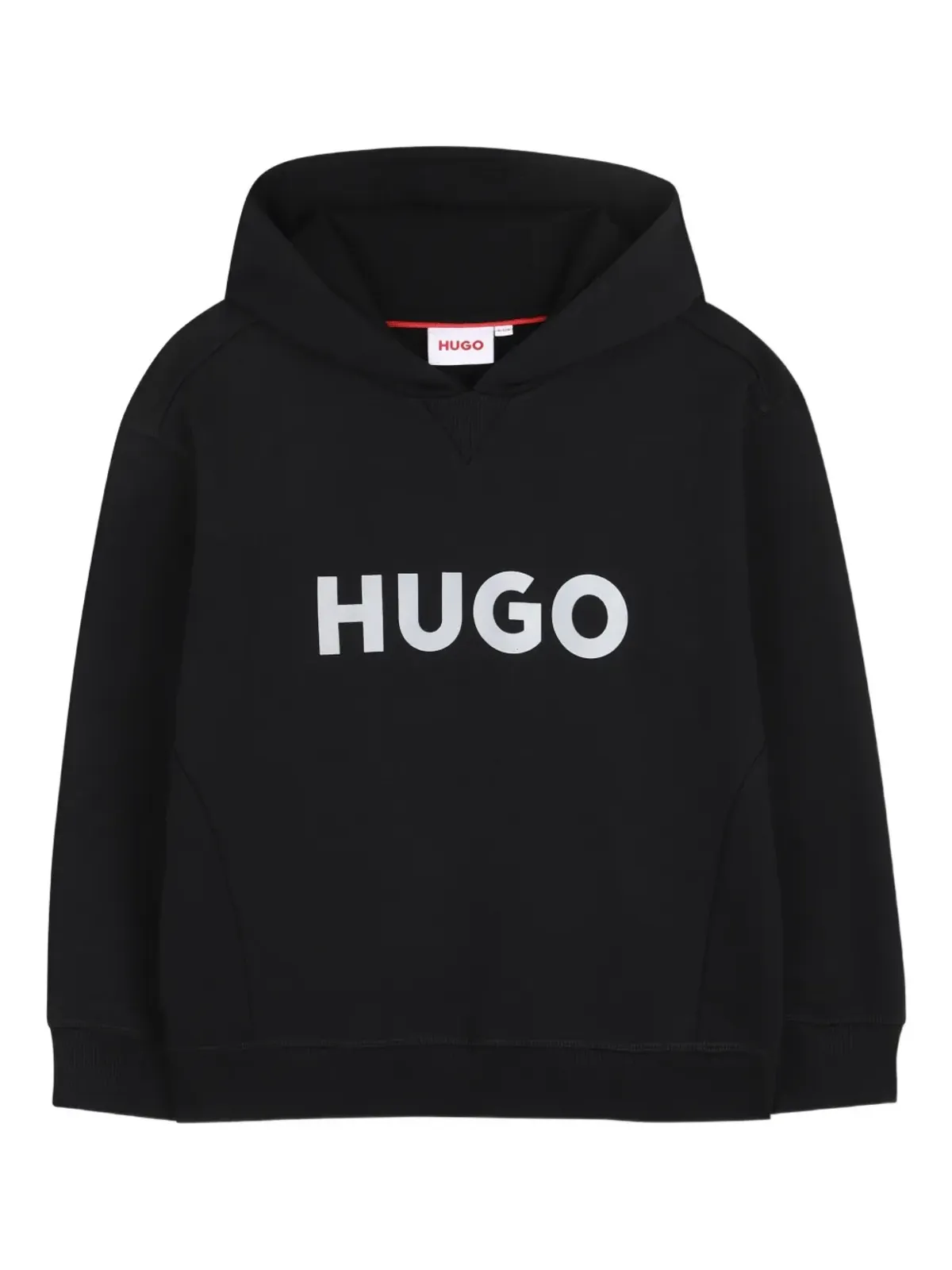 HUGO KIDS ロゴディテール長袖フーディー - 画像1