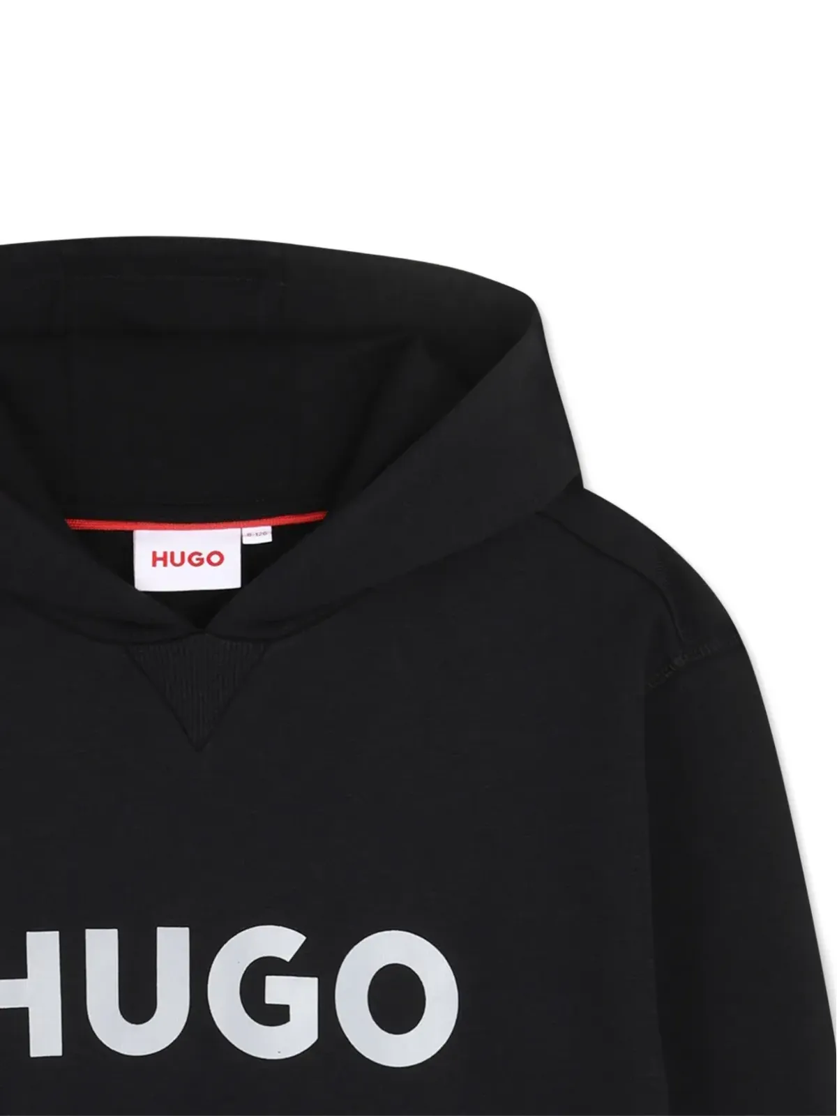 HUGO KIDS ロゴディテール長袖フーディー - 画像3