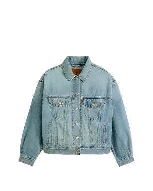 Levi's 90年代 ボタン留めデニムジャケット ブルー - サムネイル1
