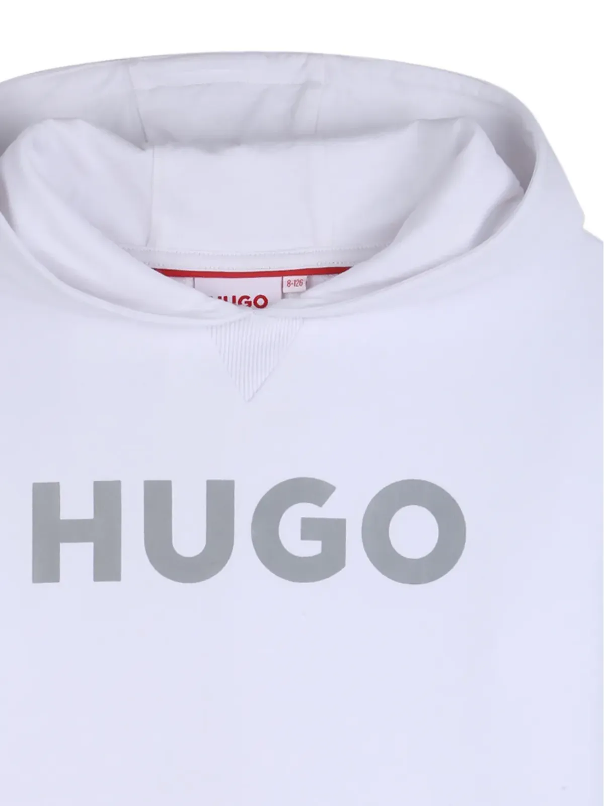 HUGO KIDS ロゴディテールフード付きパーカー - 画像3