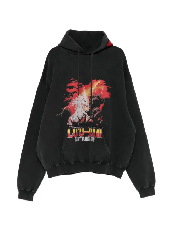 LỰU ĐẠN LỰU ĐẠN グラフィックプリント パーカーの商品画像