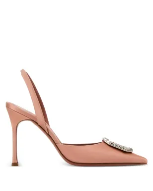 Amina Muaddi カミリア エンベリッシュド ヒールパンプス - サムネイル1