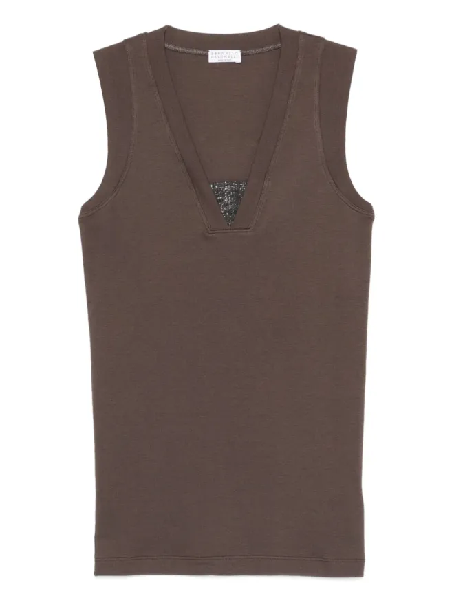 Brunello Cucinelli Brunello Cucinelli Vネックベストの商品画像