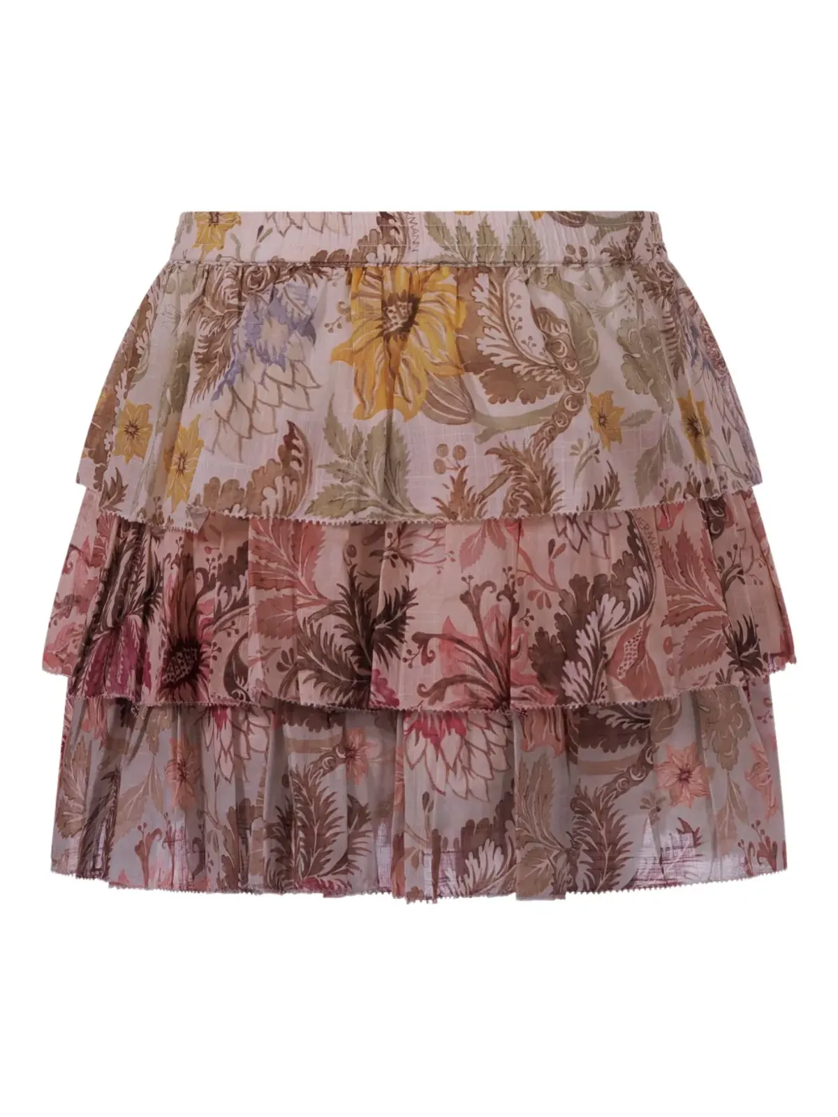 ZIMMERMANN Kids ティアード花柄スカート - 画像2