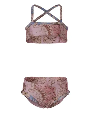 ZIMMERMANN Kids クロスバックフリルビキニセット - サムネイル2