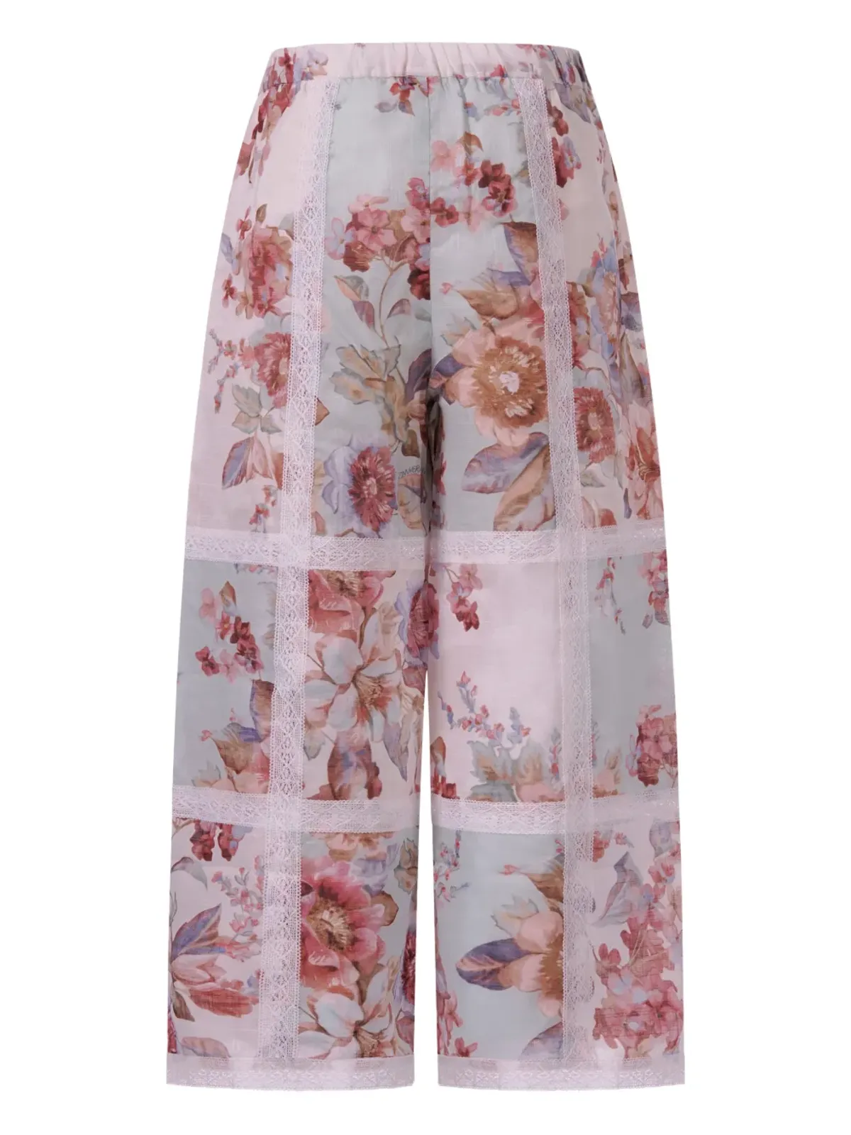 ZIMMERMANN Kids 花柄プリント レースパンツ - 画像2
