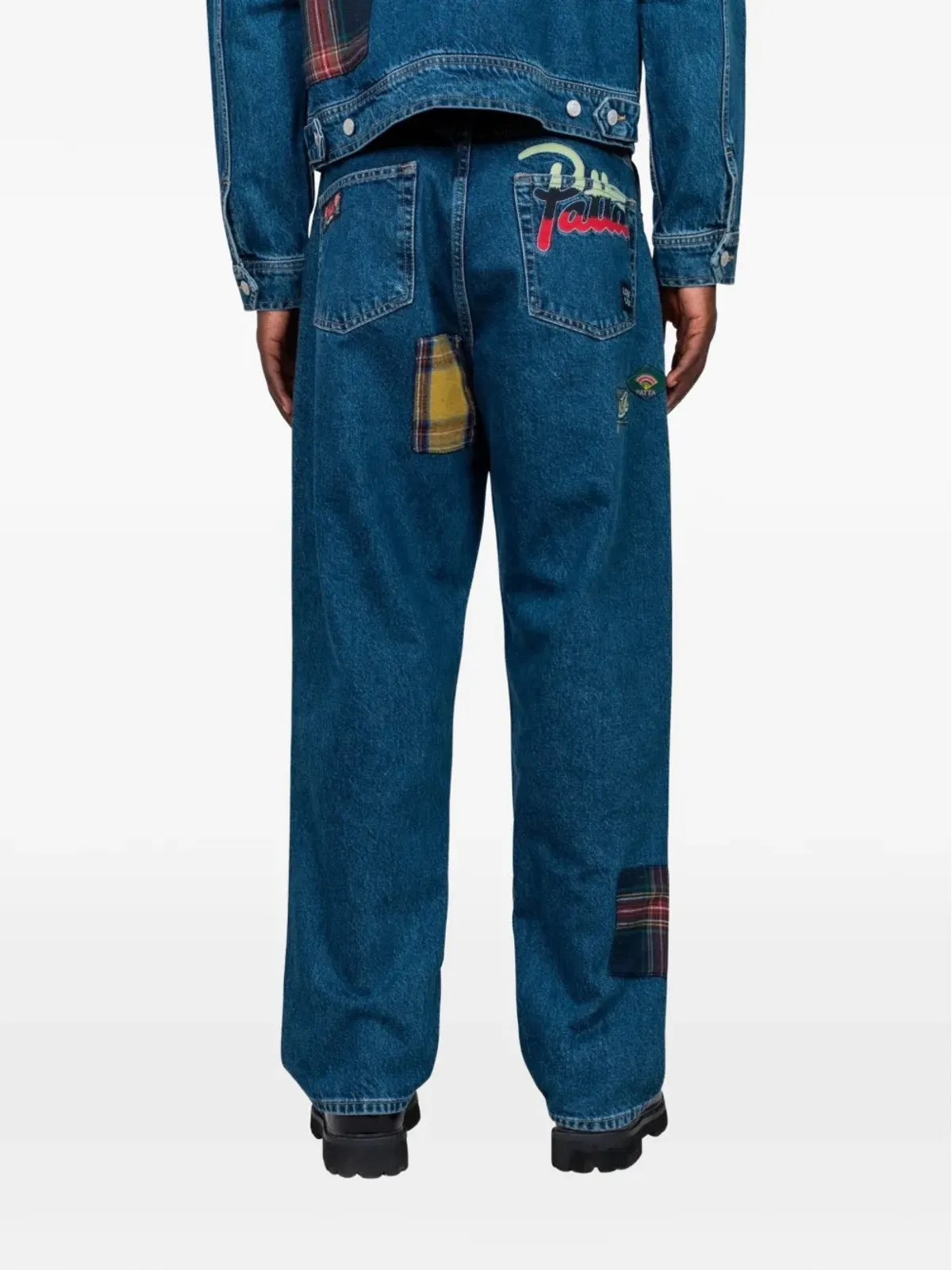 PATTA パッチワーク柄ラベル付きパンツ - 画像3