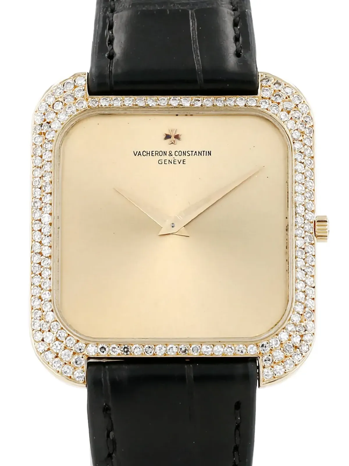 Vacheron Constantin 1970年代カーフレザーウォッチ - ゴールド - 画像2