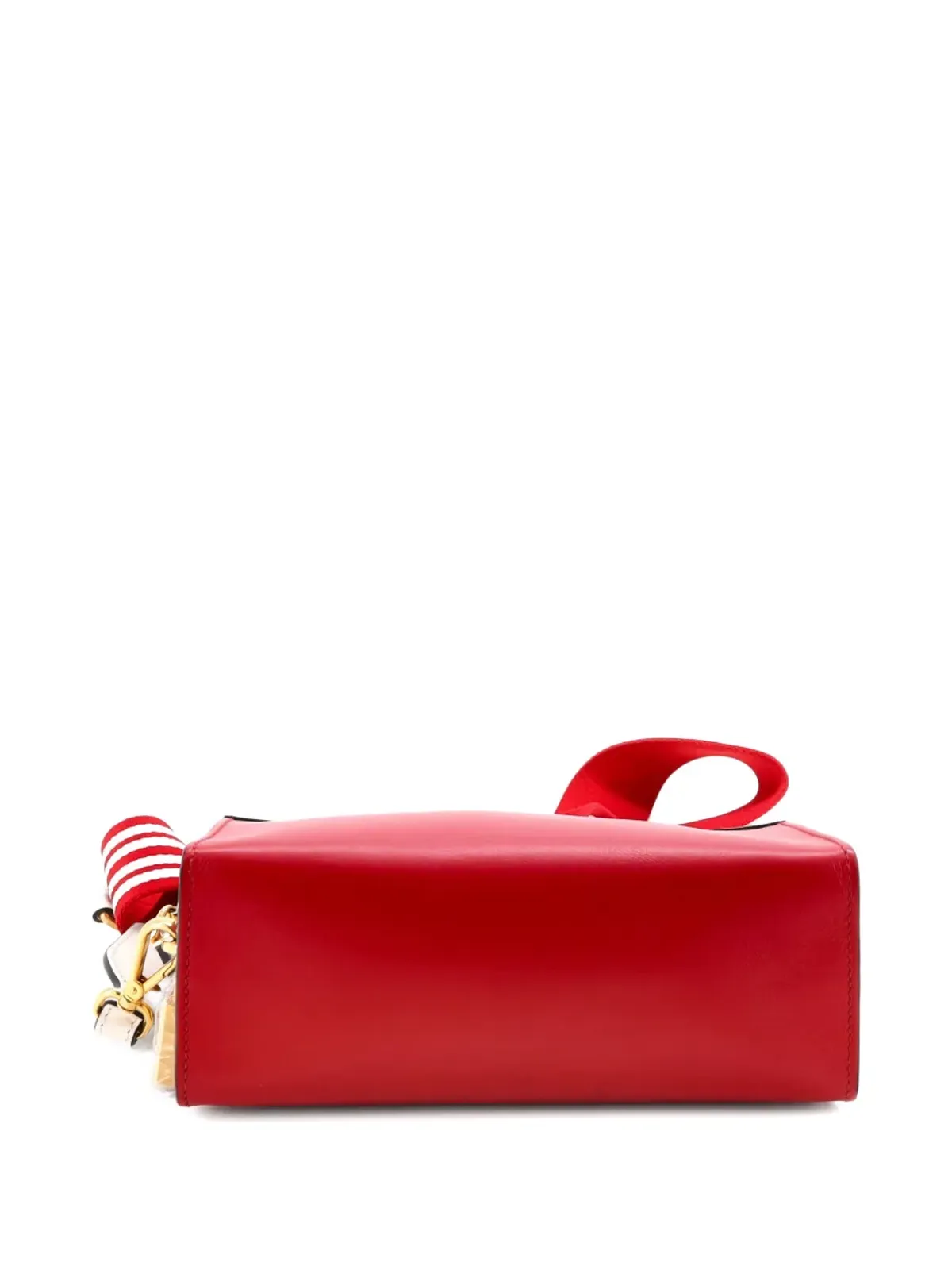 Prada ビンテージ Esplanade Printed Saffiano and City Calf 小型クロスボディバッグ - レッド - 画像3