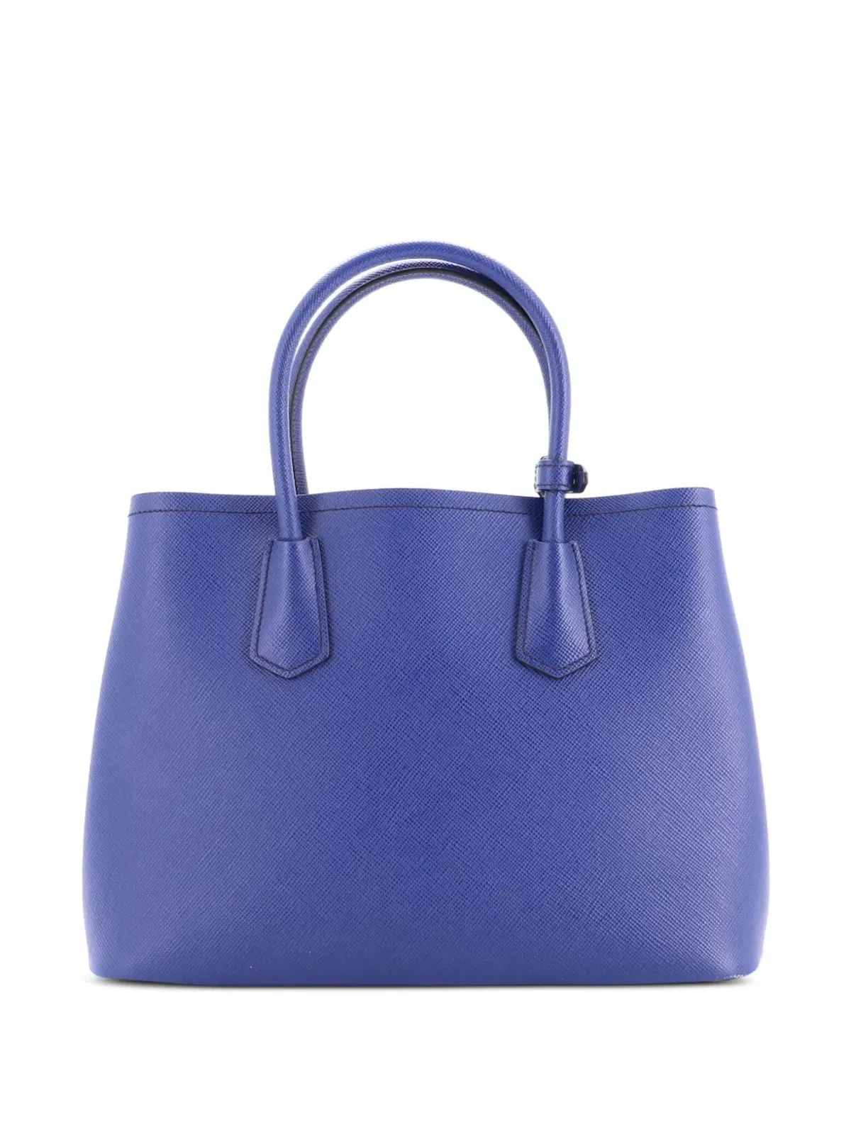 Prada Pre-Owned キュイール ダブル サフィアーノ レザー ミディアム トートバッグ - ブルー - 画像2
