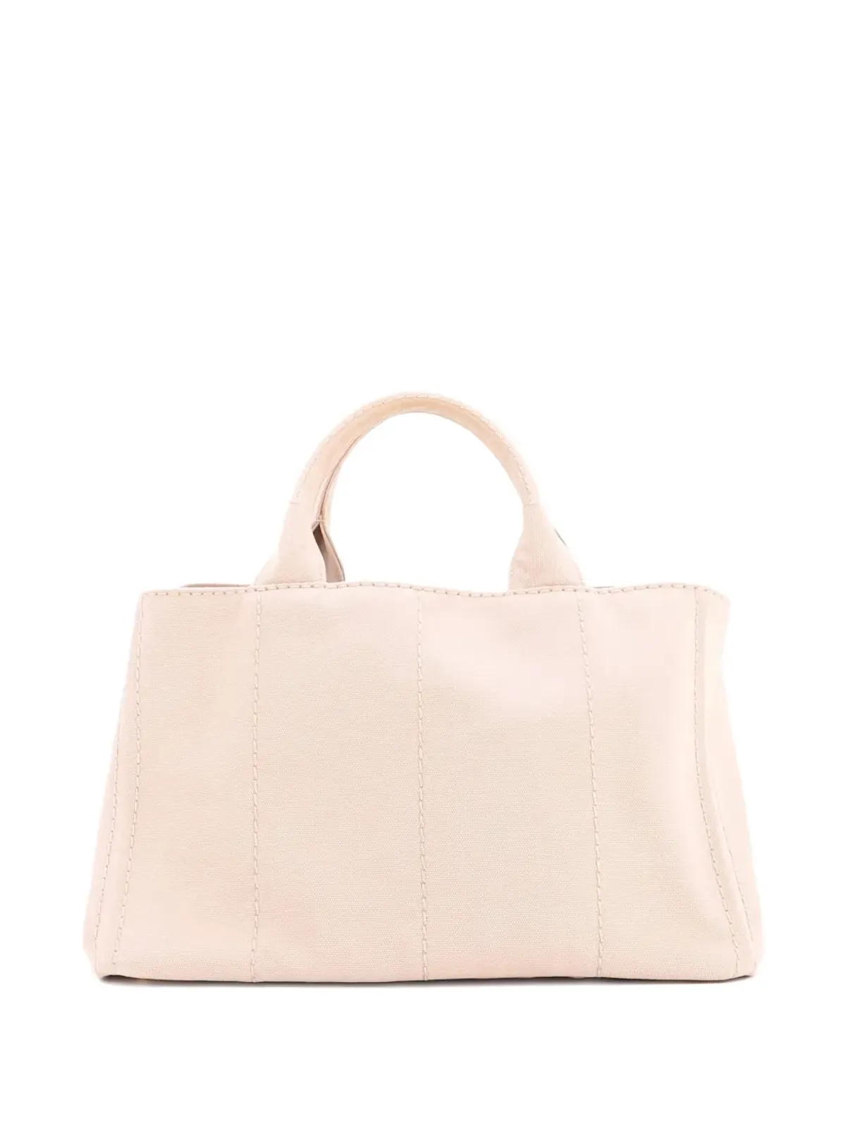Prada ビンテージ Canapa コンバーチブル キャンバス 大型 トートバッグ - ニュートラルカラー - 画像3