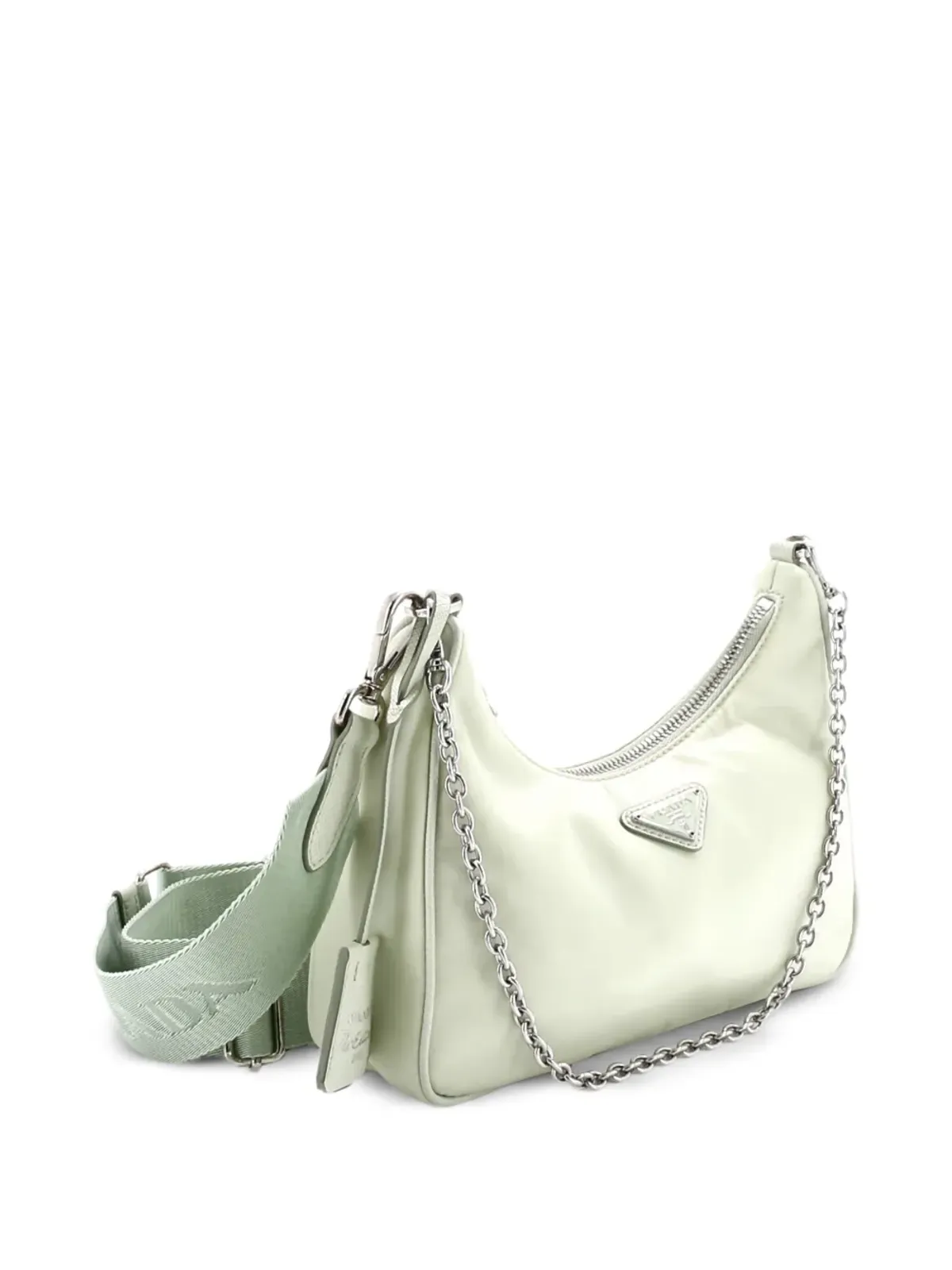 Prada ビンテージ リエディション2005 ショルダーバッグ テシート 小さめクロスボディバッグ - グリーン - 画像3