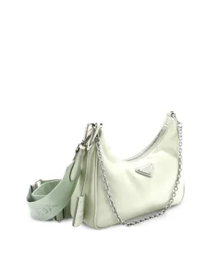 Prada ビンテージ リエディション2005 ショルダーバッグ テシート 小さめクロスボディバッグ - グリーン - サムネイル3