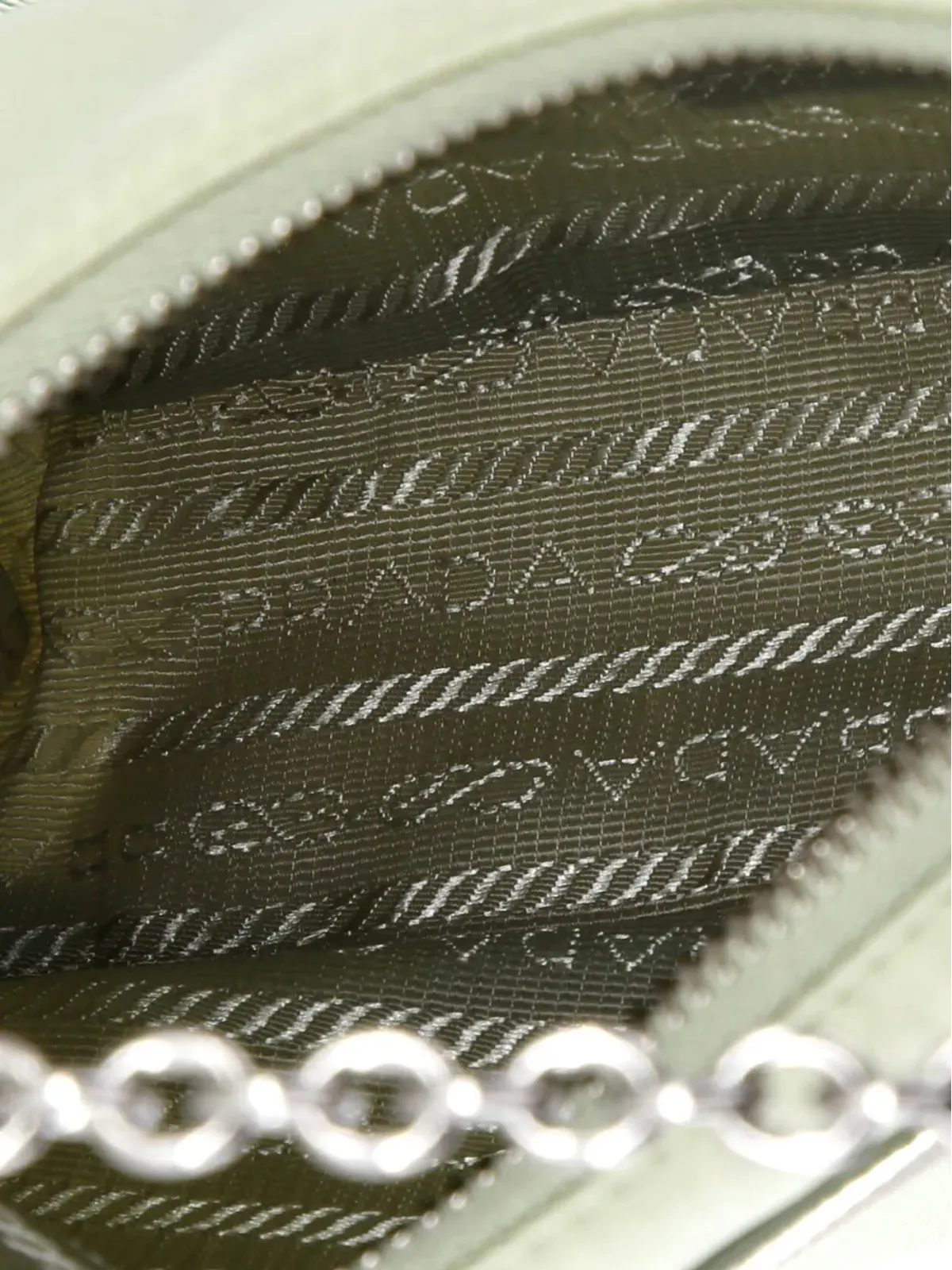 Prada ビンテージ リエディション2005 ショルダーバッグ テシート 小さめクロスボディバッグ - グリーン - 画像4