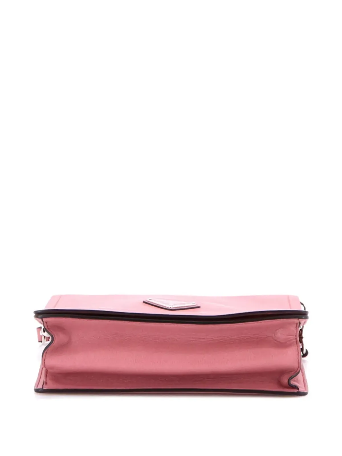 Prada ビンテージ フルフラップ グラスカーフ 小型ショルダーバッグ - ピンク - 画像5
