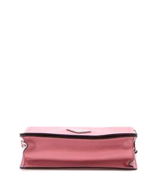 Prada ビンテージ フルフラップ グラスカーフ 小型ショルダーバッグ - ピンク - サムネイル5