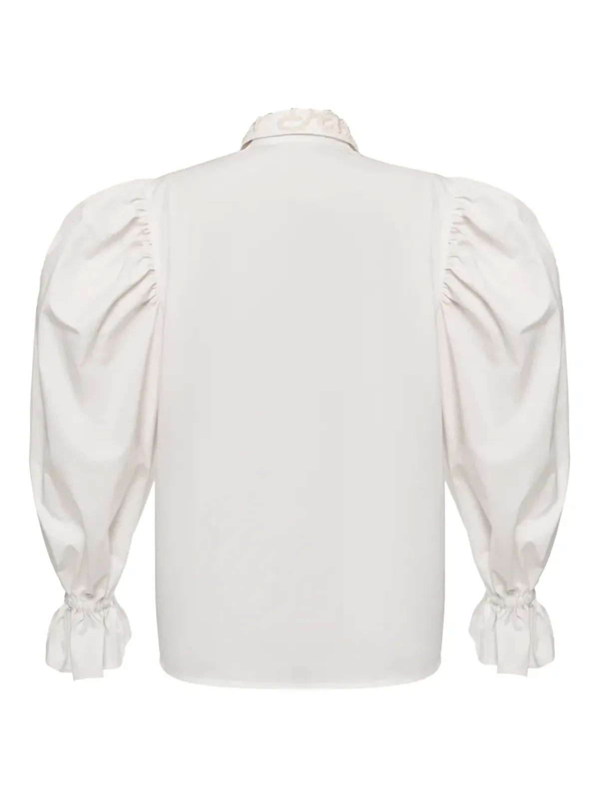 ANOUKI floral-appliqué shirt - 画像5