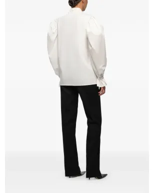 ANOUKI floral-appliqué shirt - サムネイル3