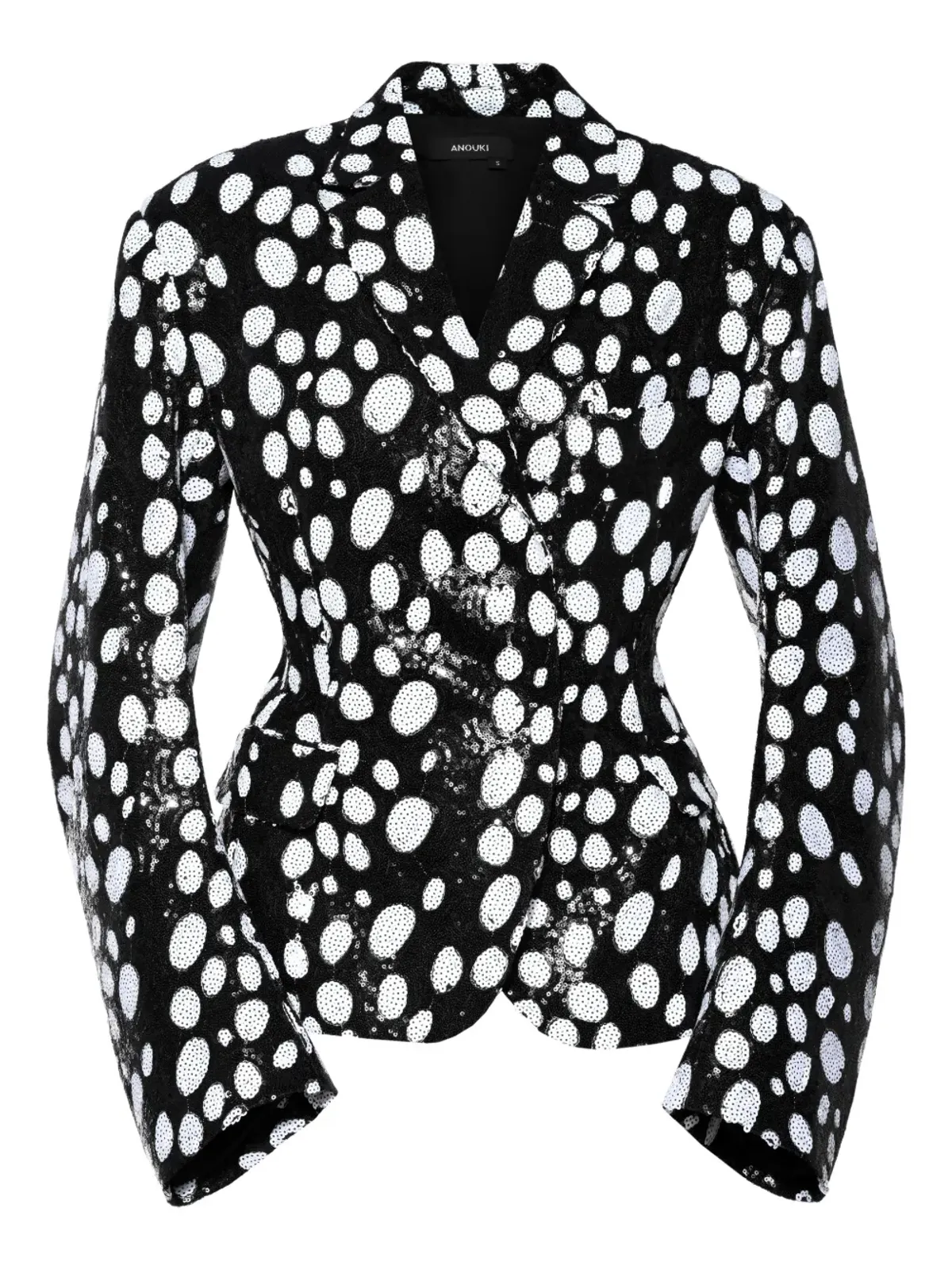 ANOUKI sequinned suit - Black - 画像1